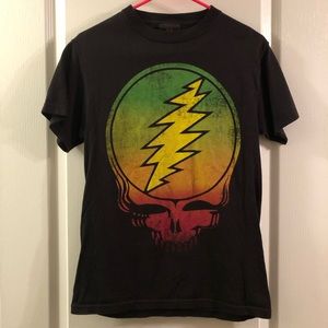 Zion Rootswear Grateful Dead unisex size S T-Shirt Black